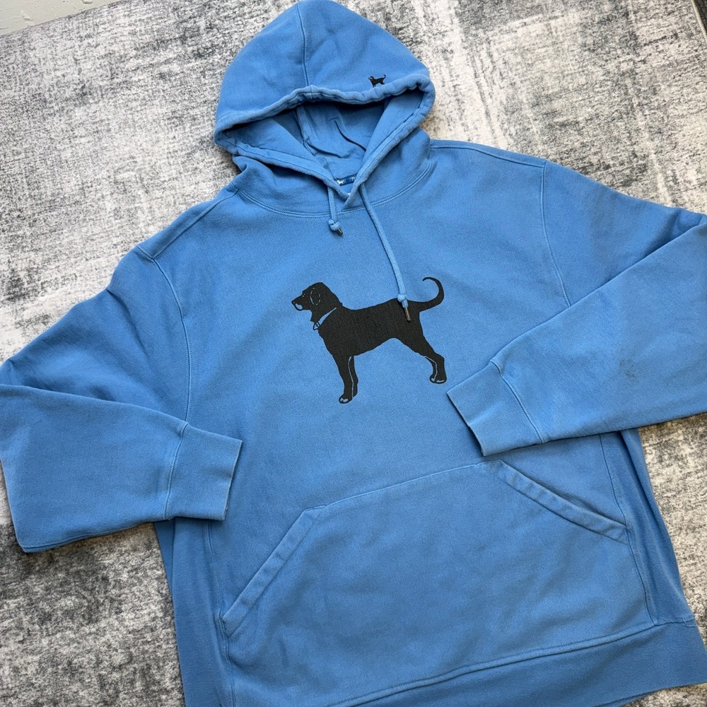 The Black Dog Hoodie 3XL Blue Classic Heavyweight Sweatshirt Marthas Vineyard